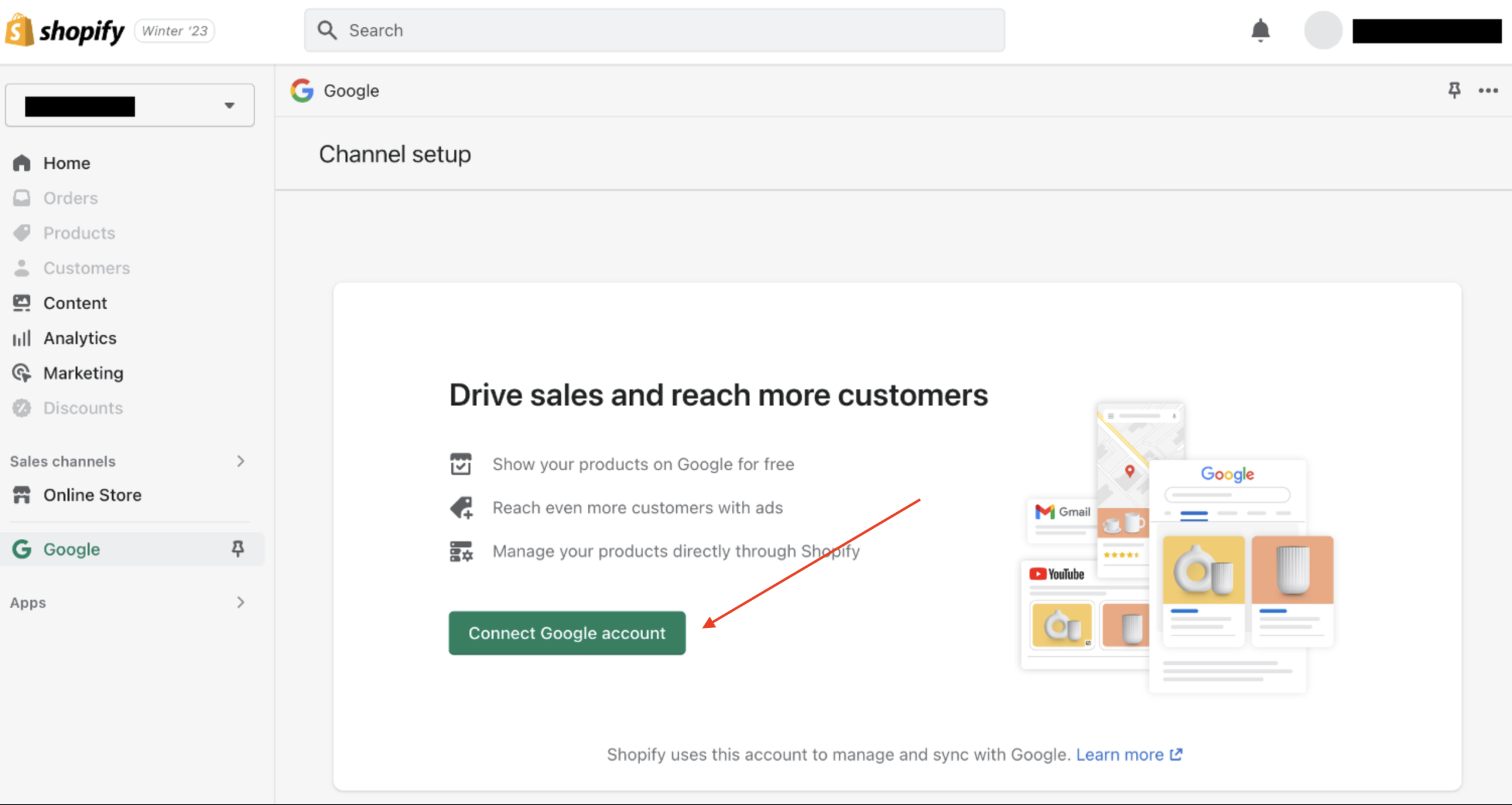 Screen shot of Google &amp;amp;amp;amp;amp;amp;amp;amp;amp;amp;amp;amp;amp;amp;amp;amp;amp;amp;amp;amp;amp;amp;amp;amp;amp;amp;amp;amp;amp;amp;amp;amp;amp;amp;amp;amp;amp;amp;amp;amp;amp;amp;amp;amp;amp;amp;amp;amp;amp;amp;amp;amp;amp;amp;amp;amp;amp;amp;amp;amp;amp;amp;amp;amp;amp;amp;amp;amp;amp;amp;amp;amp;amp;amp;amp;amp;amp;amp;amp;amp;amp;amp;amp;amp;amp;amp;amp;amp;amp;amp;amp;amp;amp;amp;amp;amp;amp;amp;amp;amp;amp;amp;amp;amp;amp;amp;amp;amp;amp;amp;amp;amp;amp;amp;amp;amp;amp;amp;amp;amp;amp;amp;amp;amp;amp;amp;amp;amp;amp;amp;amp;amp;amp;amp;amp;amp;amp;amp;amp;amp;amp;amp;amp;amp;amp;amp;amp;amp;amp;amp;amp;amp;amp;amp;amp;amp;amp;amp;amp;amp;amp;amp;amp;amp;amp;amp;amp;amp;amp;amp;amp;amp;amp;amp;amp;amp;amp;amp;amp; YouTube app in Shopify interface, with annotation of how to connect with Google Merchant center