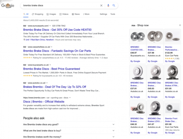 Google Search Results for Search Brembo Brake Discs